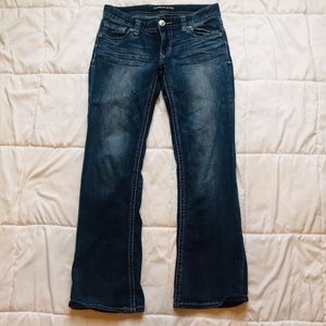 Express - Stella Lowrise Bootcut 4 Short Jeans